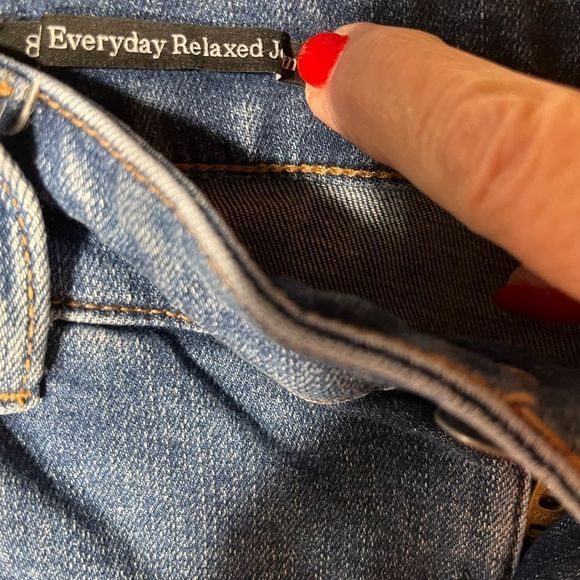 Talbots Jeans Sz 8 Raw Edge Everyday Jeans - Picture 9 of 10